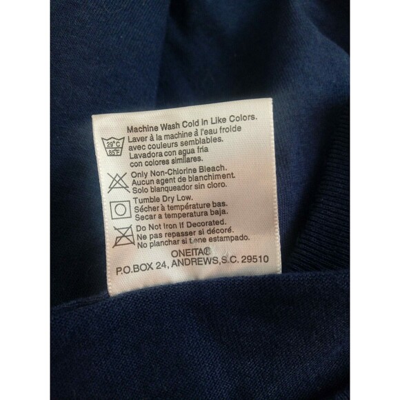 Oneita Babe Ruth Baseball T Shirt 100 inning game Power T Springfield Size XL - Picture 5 of 5